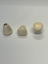Ivory Dash Knob Set For Vw Bug Ghia Type 2 Bus 1955-1966 5mm Brass Threads