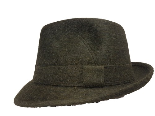 BORSALINO CAPPELLO CLASSICO UOMO FELTRO CLASSIC FUR FELT MEN HAT FEDORA  VERDE | eBay