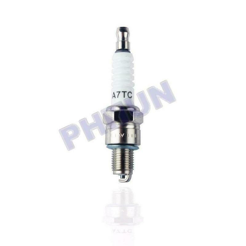 4-Pack A7TC Spark Plugs - Fits 50cc To 150cc Chinese ATV, Dirt Bike, Go Kart & Moped