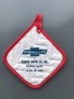 VINTAGE CHEVROLET BOWTIE ADVERTISING POT HOLDER KEMPER MOTOR DEKALB, MISS. SIGN