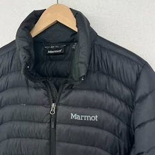 MARMOT Jacket Mens S 600 Fill Power Puffer Duck Down Insulated Ski Black