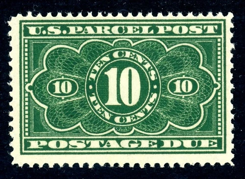 US Postage Due Parcel Post Stamp # JQ4 MNH