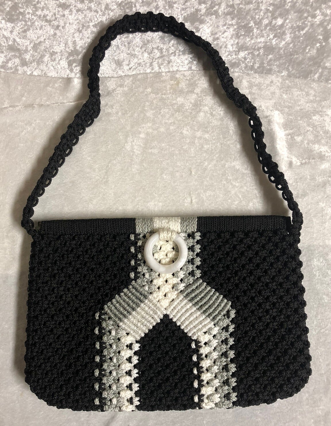 Vintage Macrame Talbott Purse - image 5