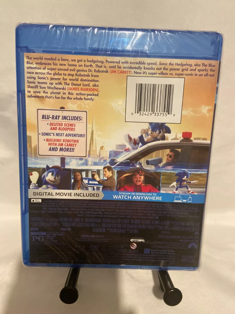  Sonic the Hedgehog (Blu-ray + DVD + Digital) : Tika