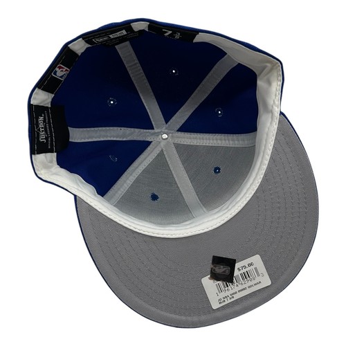 New Era X Just Don Golden State Warriors Hat Cap 7 3/8 Blue 59Fifty Fitted NBA - Picture 7 of 8