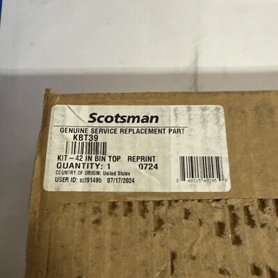 Scotsman KBT39 42 in Ice Bin Top Kit