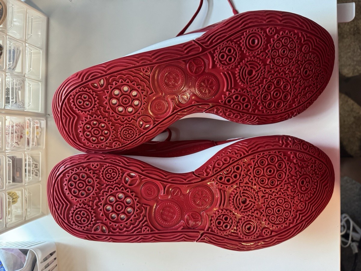 New W/o Box Nike Basketball Shoes Men 10.5 Gym Red White Kevin Durant FN7091-601 Nike KD16 TB Promo Durant Gym Red Basketball Shoes FN7091  main image 2