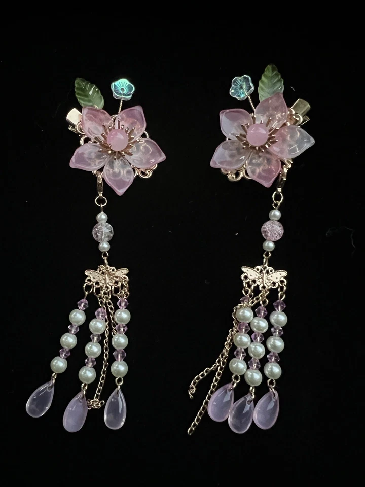 Hanfu chino, kimono japonés, cosplay un par de horquillas *Liquidación** Foto 4 de 4