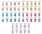 Number Foil Balloons 65cm Party Celebration Birthday Age Anniversary Decoration