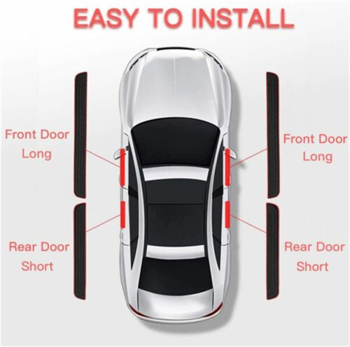 For Audi Accessories Car Door Scuff Sill Cover Panel Step Protector Trims X4 - Picture 11 of 13