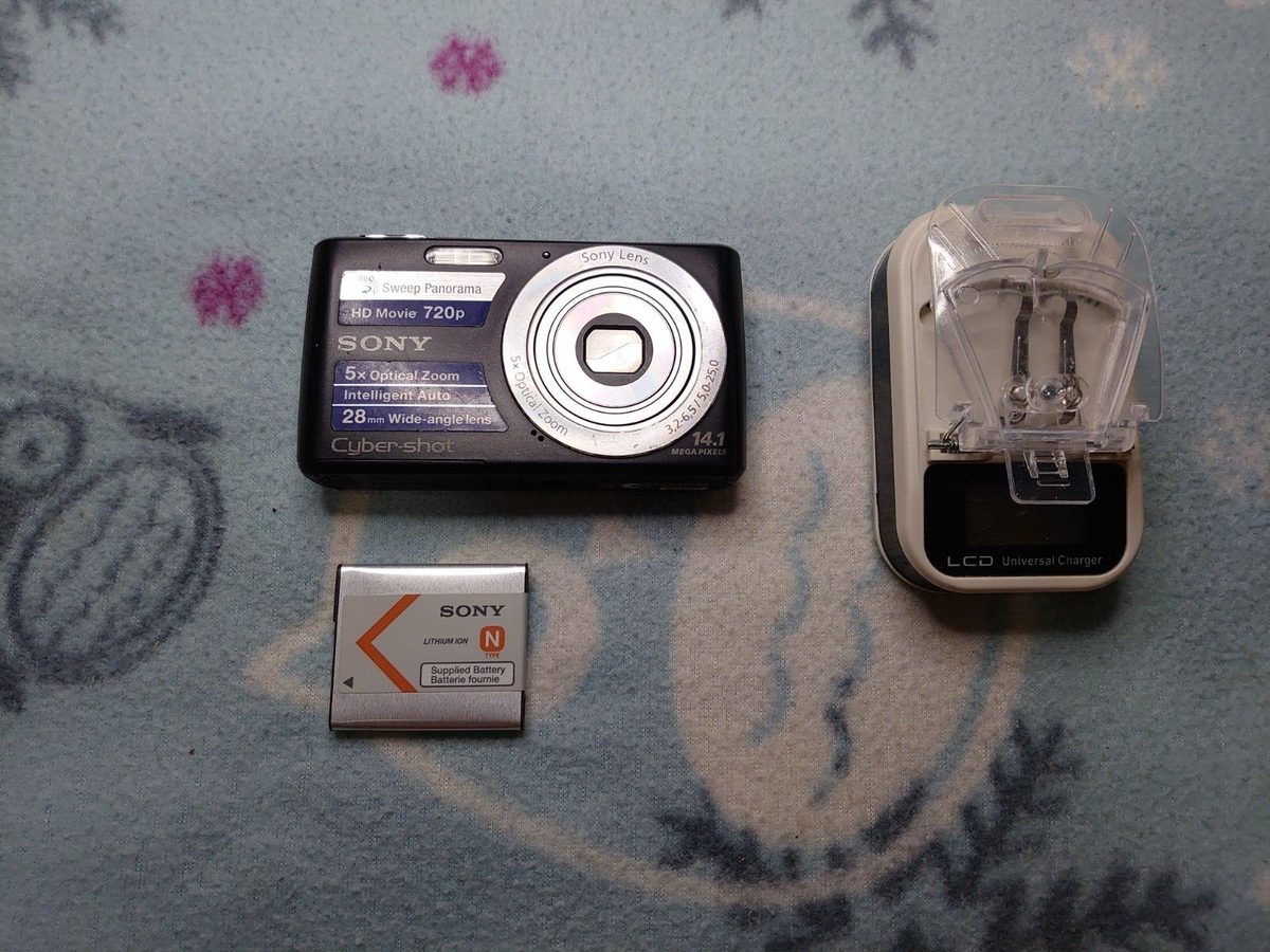 Sony Cyber-shot DSC-W620 14.1MP Digital Camera - Red for sale