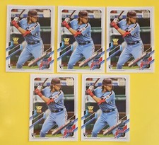 (5) 2021 Topps #277 Alec Bohm RC lot - Philadelphia Phillies
