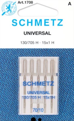 Schmetz Universal Needles Art. 1708  130/705 H 5Pc/Pz: 70/10 #0718005
