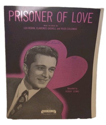 Prisoner of Love Sheet Music 1931