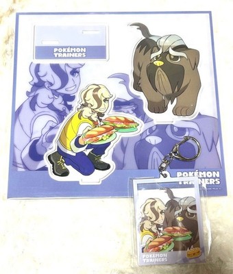 Pokemon TRainers Acryl Ständer Pepper Maschiff Acryl Keyholder Pokemon