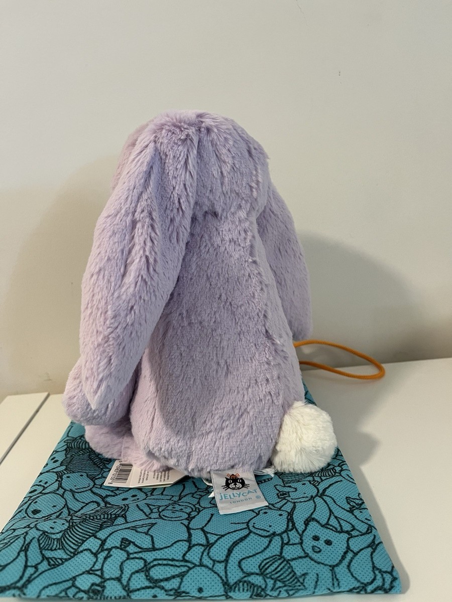 Jellycat Authentic Medium Original Lilac Bashful Bunny Plush Toy