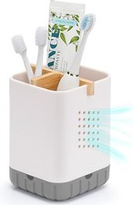 Countertop Toothbrush And Toothpaste Organizer