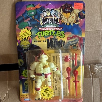Playmates TMNT Universal Studios Monsters Raphael as The Mummy Boxed w/ Dagger