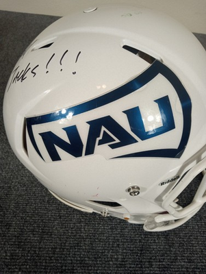 #ad Northern Arizona Football Official Riddell Speed Helmet Signed Coach Chris Ball $499.00