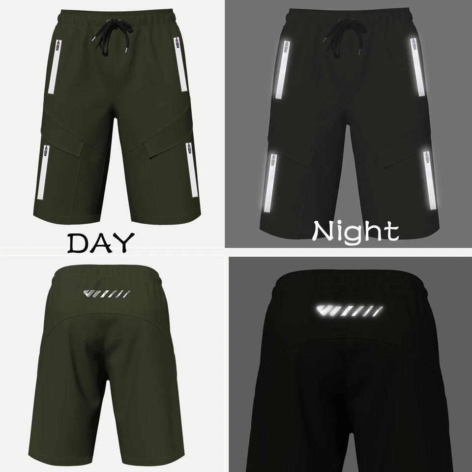 Wulibike Men's Mountainbike Cycling Shorts Padded Lightweight Breathable MTB - Image 4 of 4