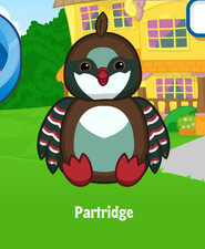 Webkinz Classic Partridge Virtual PET Code Only Messaged Christmas