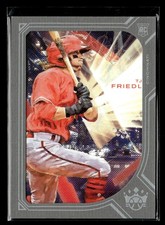 2022 Panini Diamond Kings #83 TJ Friedl Framed Gray Rookie Card Cincinnati Reds