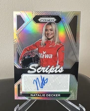 2024 Prizm Racing NASCAR Silver Natalie Decker Scripts Auto #S-NDR