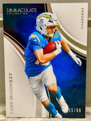 JERSEY NUMBER MATCH! 2025 Panini Immaculate Collection Ladd McConkey 15/99! LAC!