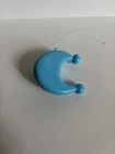Handmade Hand-painted Nintendo Mario Odyssey 2" Blue Hanging Power Moon Replica — photo 5