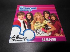 DISNEY KARAOKE SERIES SAMPLER-NEW PROMOTIONAL CD w/ Camp Rock, Hannah Montana-CD