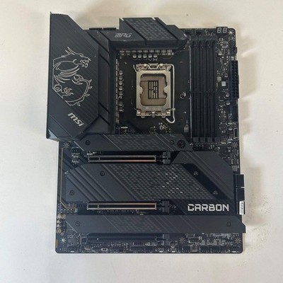 Broken MSi Z690 Carbon LGA 1700 Intel DDR5 Motherboard Bent Pins