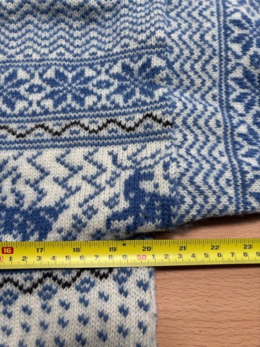Fjord Norway Jumper Size Small Pure Wool Scandinavian Vintage - Picture 8 of 12