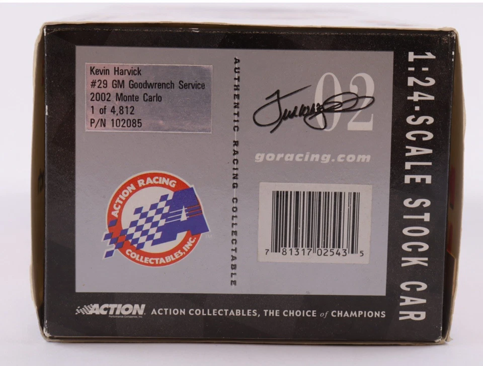 Kevin Harvick Firmado 2002 NASCAR #29 GM Goodwrench Service - Transparente - 1:24 (PA) Foto 4 de 4
