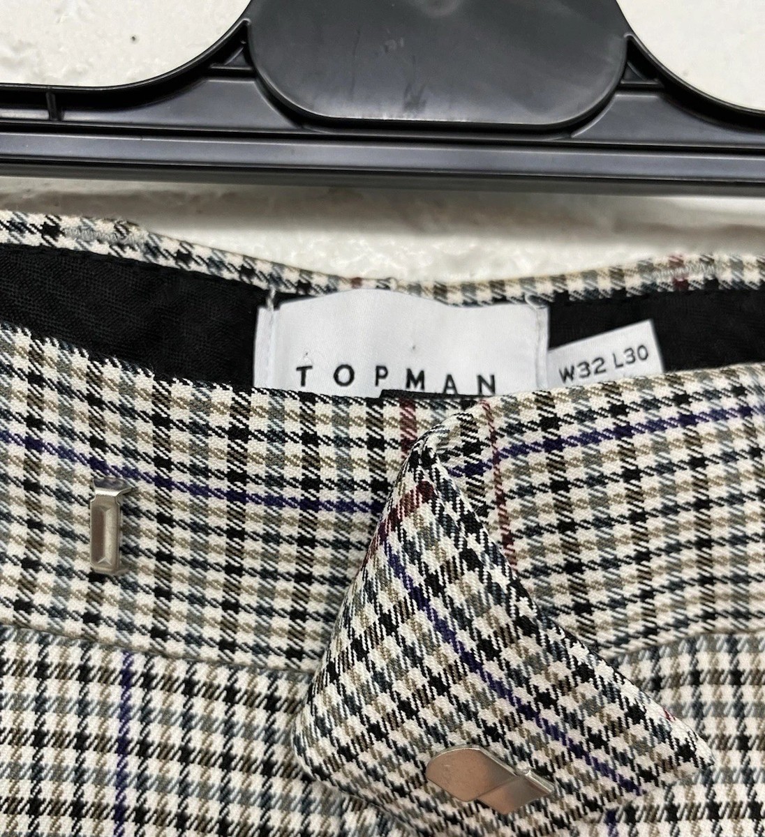 Tapered Trousers Plaid Pants Topman Topman Tapered Gingham Checked