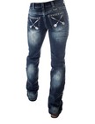 Cowgirl Tuff Western Jeans Womens Silver Arrows 35 Reg Med JSILAW CLEARANCE — photo 4