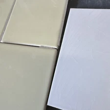 AET 4x4 bathroom tile American Encaustic Tile company butter cream yellow