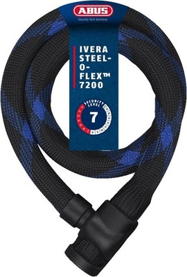 ABUS 55137 Fahrrad Panzerkabelschloss Ivera Steel-O-Flex 7200/85 Länge 85 cm