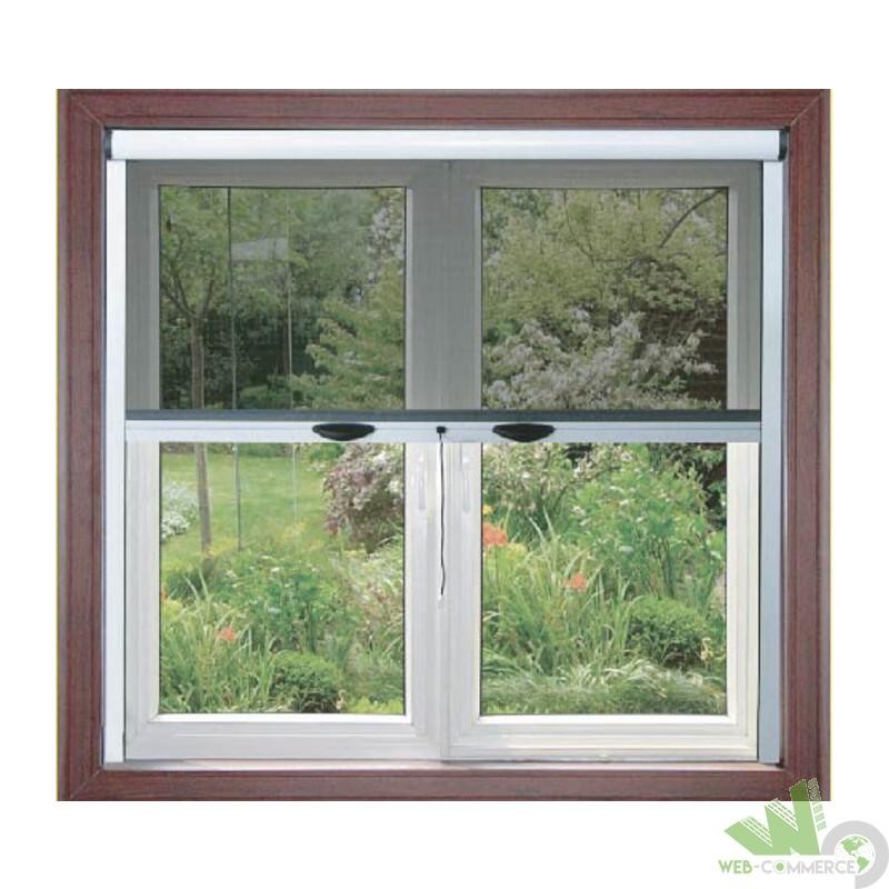 Zanzariera a Rullo Marrone 8017 con Freno 80x160 Kit Riducibile Online