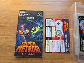 Super Famicom Super Metroid boxed Japan SFC game US Seller