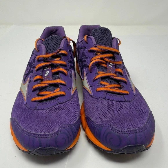 Zapatos para correr Mizuno Wave Hitogami 2 púrpura naranja para mujer talla 8 Foto 2 de 4