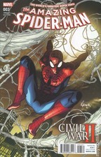 Civil War II Amazing Spider-Man #3B Kuder Variant VF 8.0 2016 Stock Image