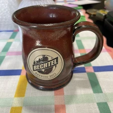 Sunset Hill Stoneware Hand Crafted Coffee Mug Brown Made In USA