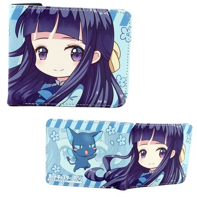 Cardcaptor Sakura Bi-Fold Wallet - CHIBI TOMOYO & SPINEL New (Anime Billfold)