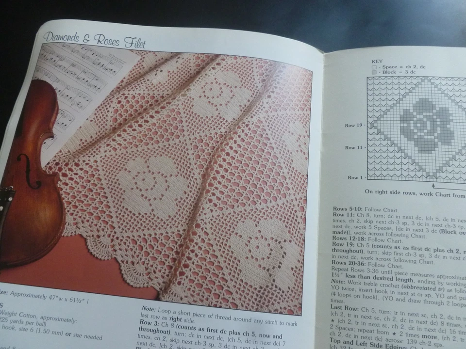 Crocheted LACE CURTAINS 6 Designs by Eunice Svinicki - Crochet Patterns - Image 4 of 4