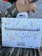 Copic Acrea Water-Based Paint Markers ~ 24 Pc Brand New Sealed In Box!