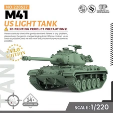 Military Model Kit US M41 Light Tank