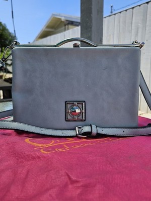 Purse  Catherine Malandrino With Detachable Shoulder Strap Dusty Blue