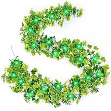 Thick  Timer - Lighted St Patricks Day Garland St Patricks Day Decorations, 6 F
