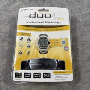 Nouvelle ligne de sport scellée DUO 1060 Moniteur de fréquence cardiaque à double usage avec ceinture thoracique