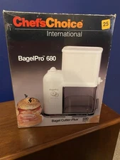 Chef's Choice International BagelPro 680 Bagel Cutter Plus Open Box